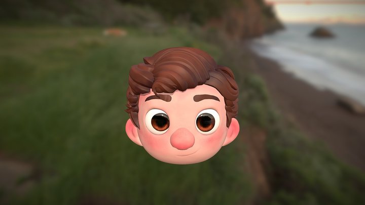 3D model Luca Paguro Disney VR / AR / low-poly