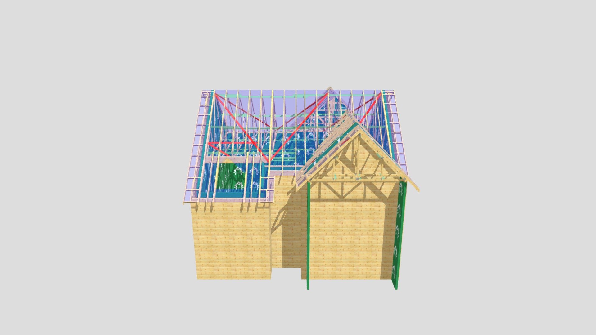 P13250M, Plots 16, 17 & 21 Roof Layout