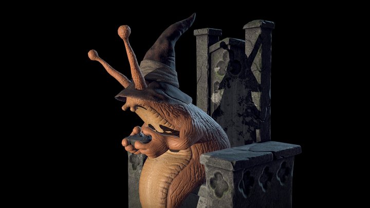 Slug Sorcerer Sloan 3D Model