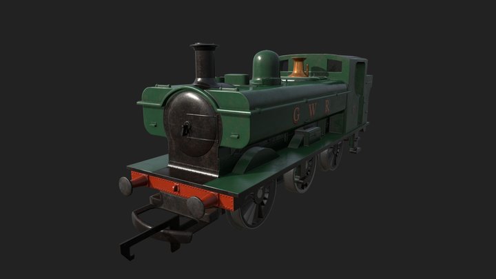 Toy Hornby Train Class 57XX 3D Model