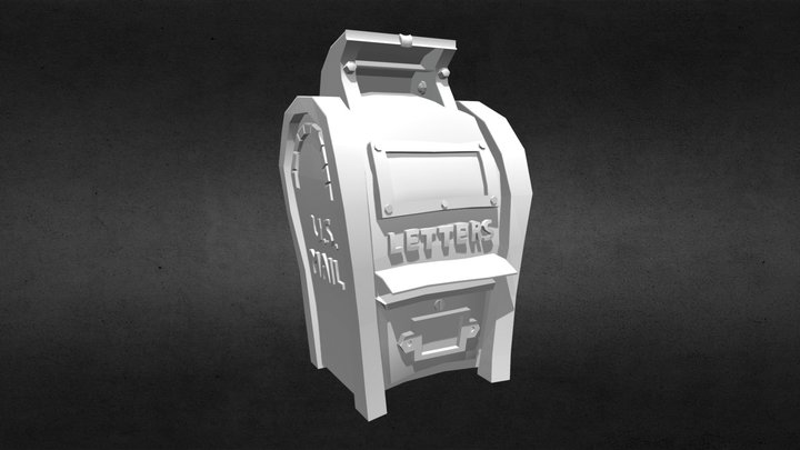 Antique Mail Box 3D Model