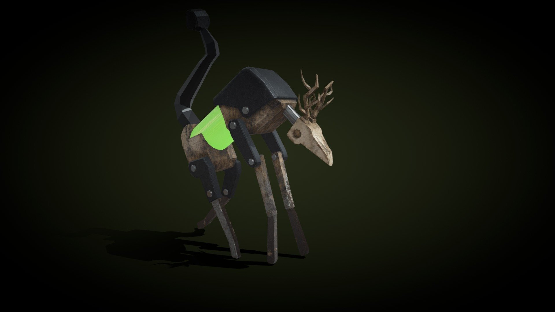 Wendigo inspired mech - 3D model by WizenedLocket [0e9719e] - Sketchfab