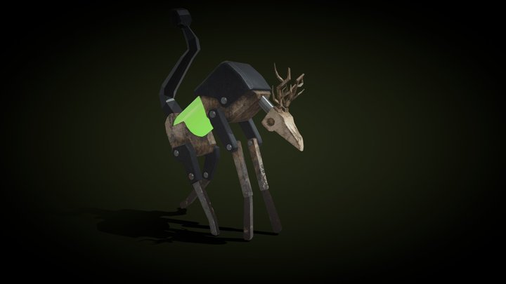 Wendigo inspired mech 3D Model