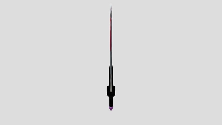 coloured sword 3D Model