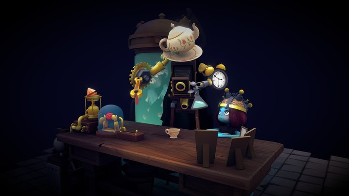 Mysterious laboratory 3D Model