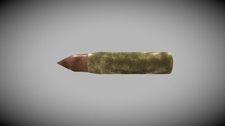 Bullet AK-47 3D Model