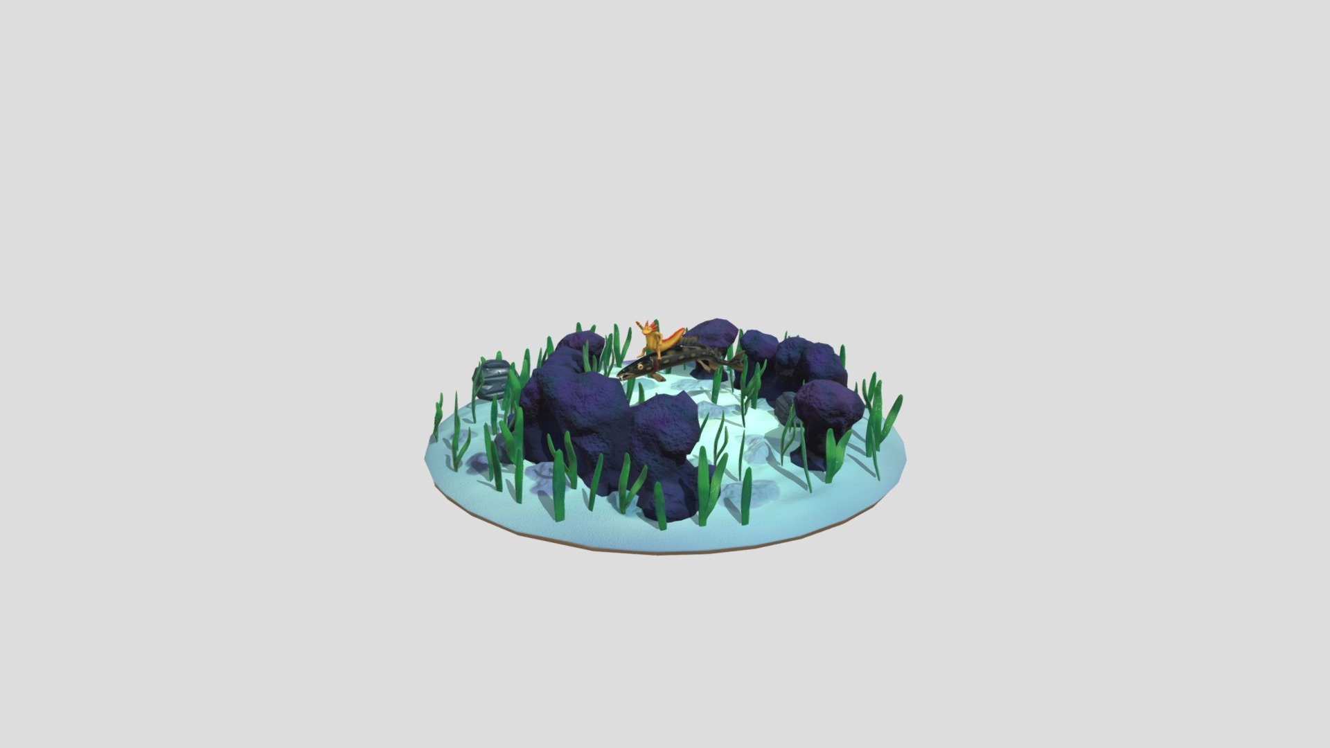 Underwater scene