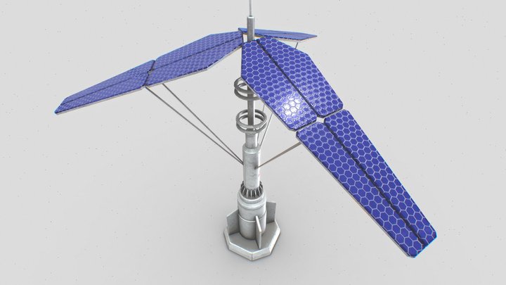 Scifi solar panel - 3D model by Anima Z [0e99d1b] - Sketchfab
