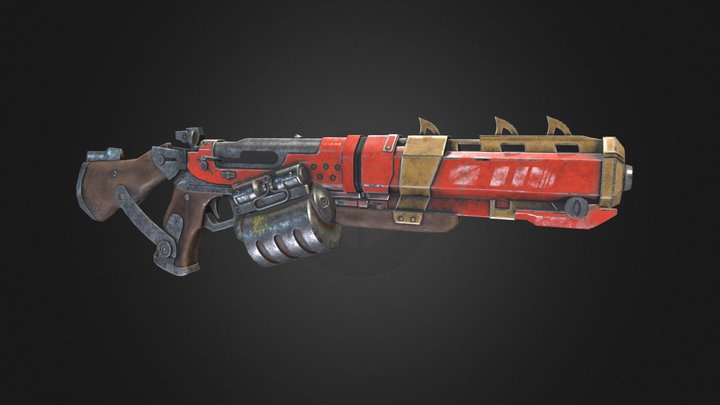 Shot Gun 3D Model