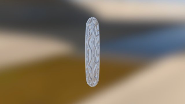 Arabesque ring 3D Model