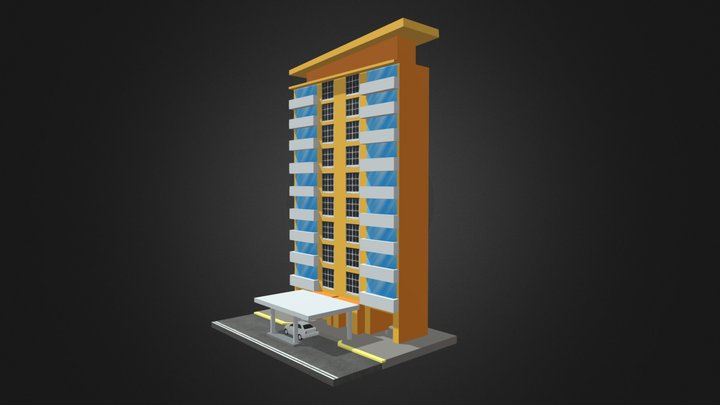 Singapore HDB Diorama 3D Model