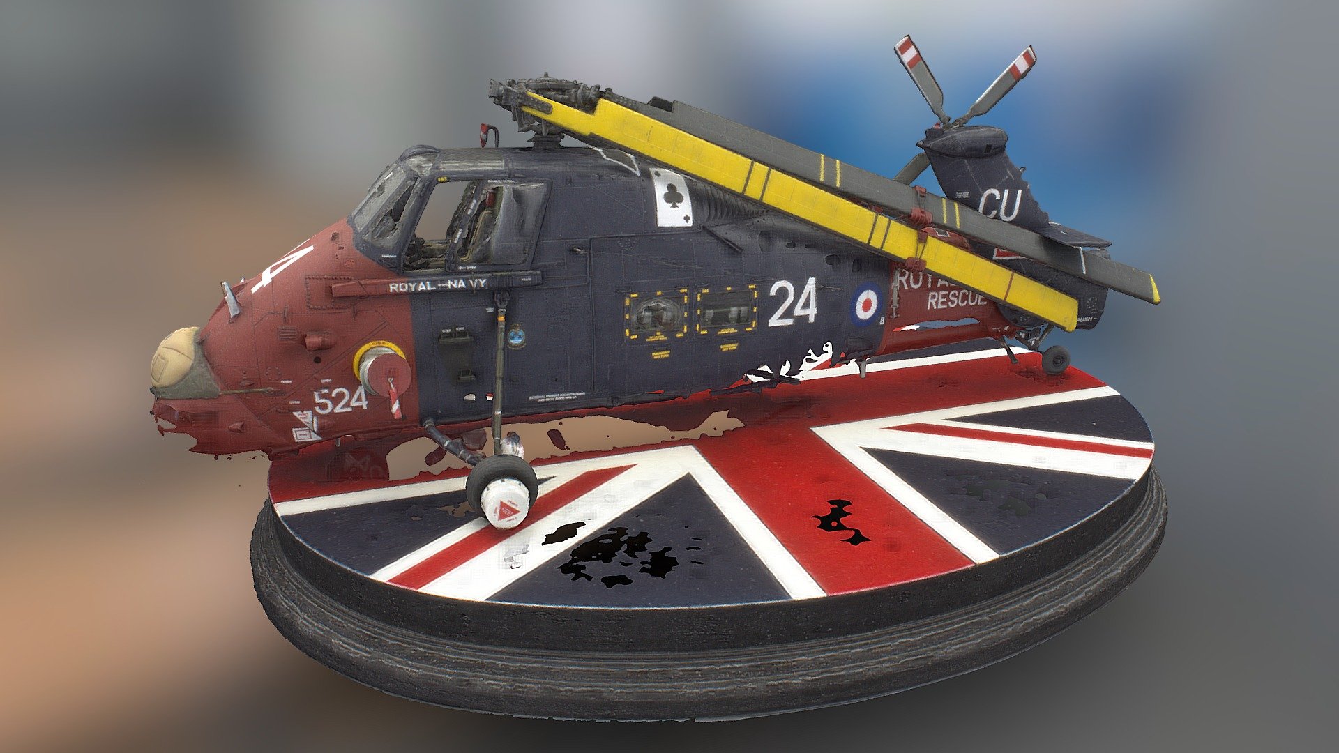 Hélicoptère WESSEX 1/32 flymodels