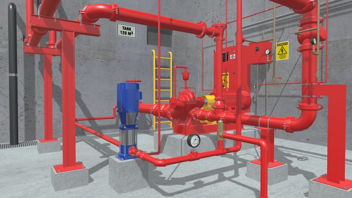 Fire Protection Systems v2 3D Model