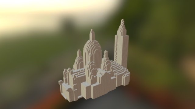 Sacre Coeur Montmartre 3D Model