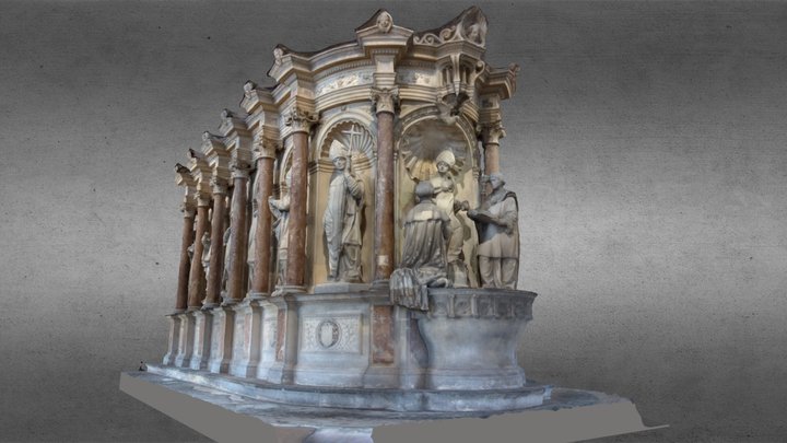 Inside the Basilica of Saint-Remi 3D Model