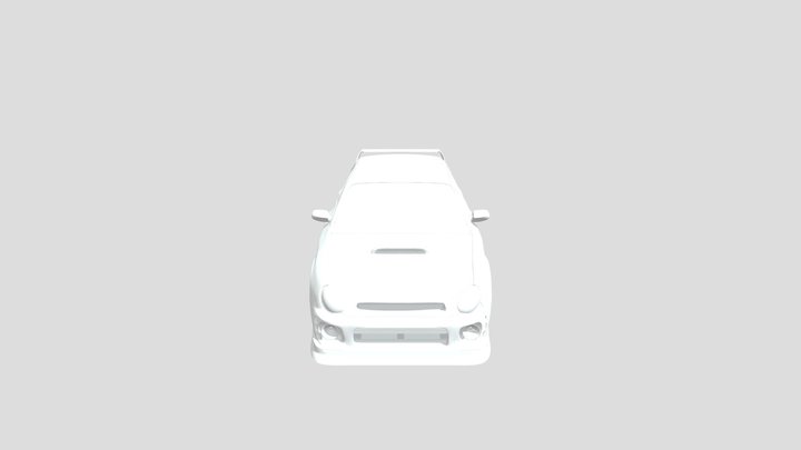 Subaru Rally arbası 3D Model