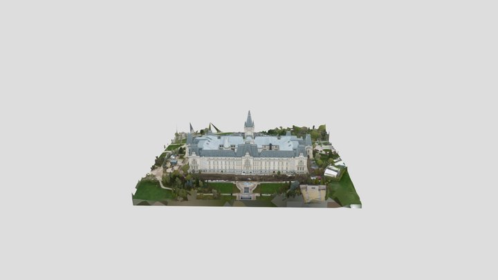 The Palace of Culture in Iași, RO 3D Model