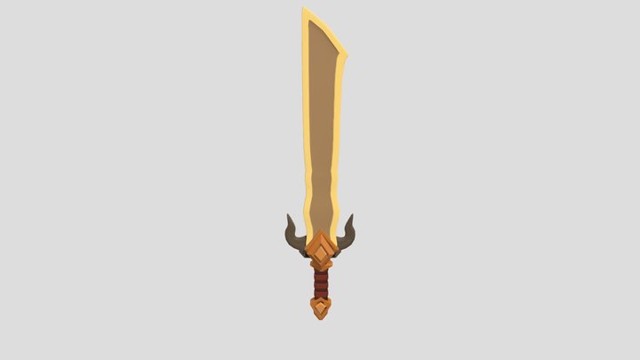 Stylized Sword 3D Model