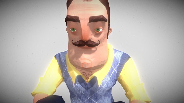 Hello Neighbor: Neighbor Holding the player loop 3D Model