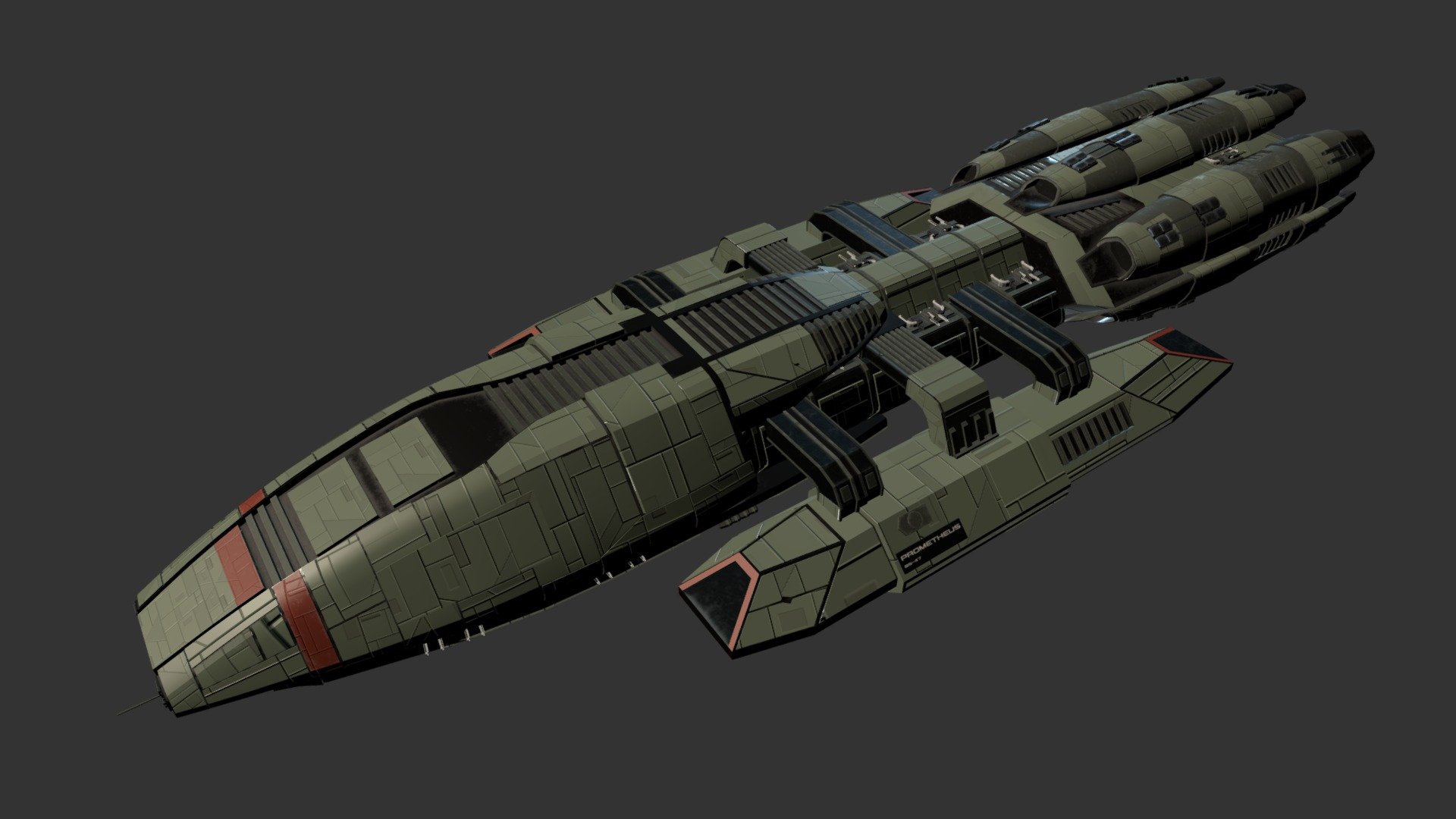 battlestar galactica 3d model download