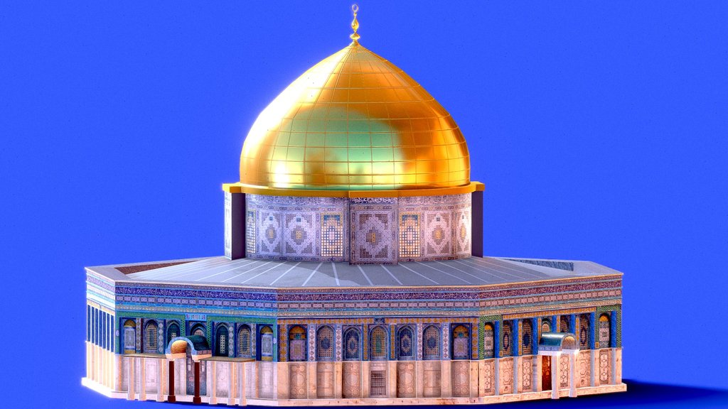 Masjid Al-Aqsa || Dome of the Rock 3D Model