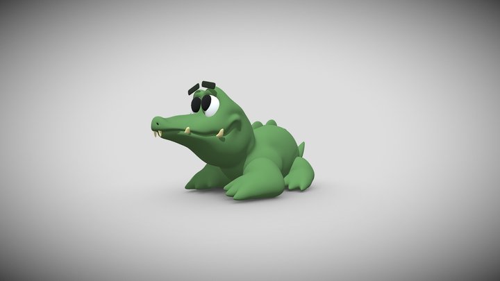 YOUNG GATOR 3D Model