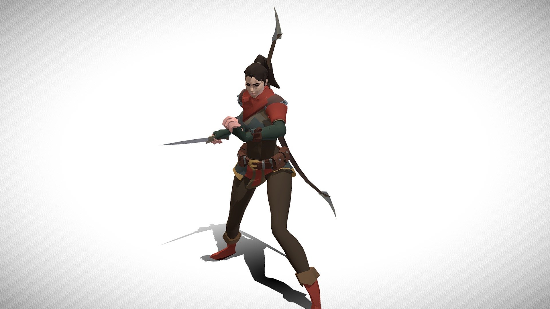 classic_rpg_02_leona_dagger - 3D model by DexStudio [0e9fb3b] - Sketchfab