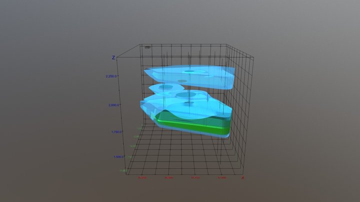 Plumes >0.5 and >1.0 3D Model