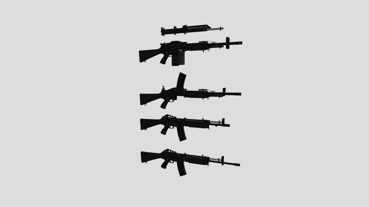 low poly Stoner63 3D Model