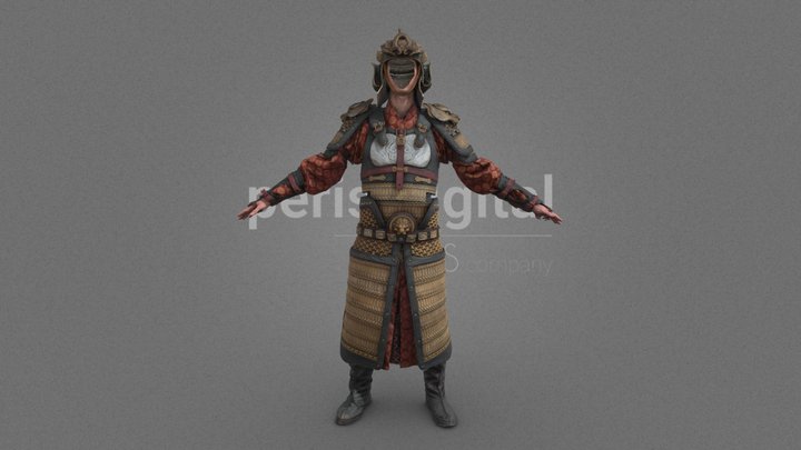 RAW - Real Mulan Film Outfit 3D Model