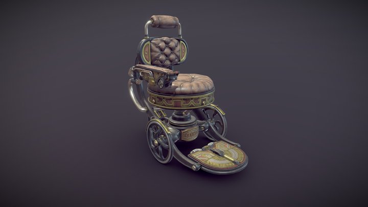 Steam Mad Stool 3D Model