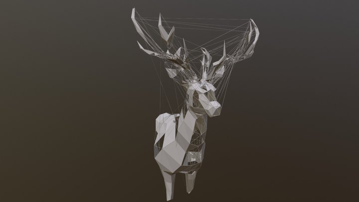 Animals: Deer 3D Art Model 3D Model