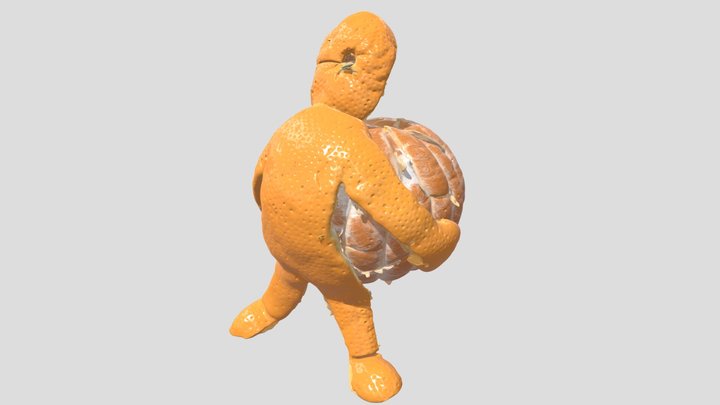 tangerine peel man 3D Model