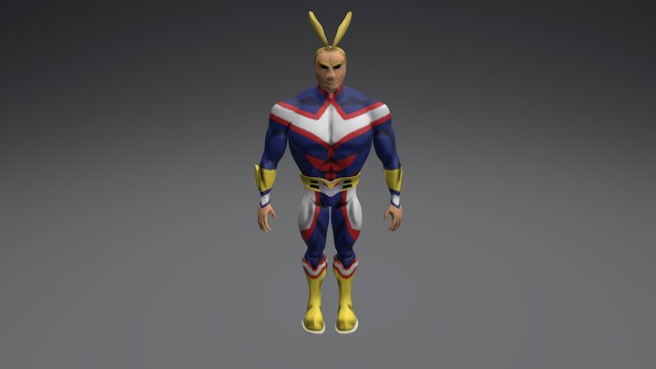 All Might - Boku no Hero Academia 3D Model