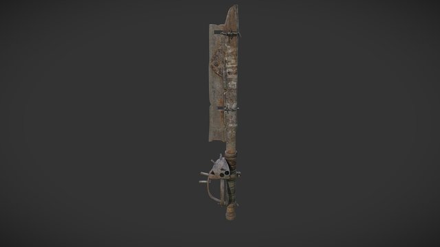 HAND MADE SWORD 3D Model