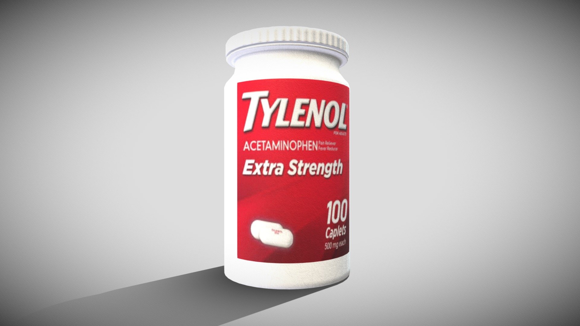 tylenol medicine bottle - Download Free 3D model by kai9987kai [0ea5609 ...