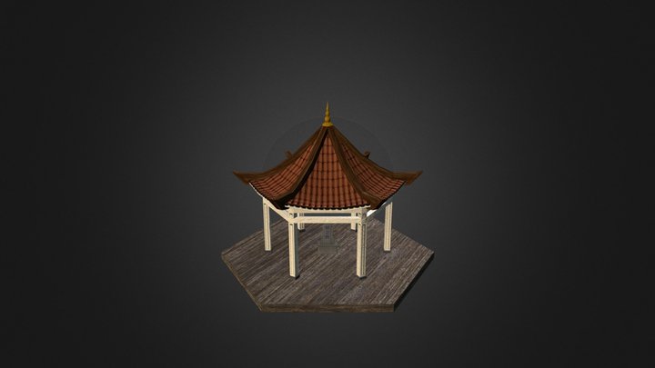 Ancient Chinese Building 3D Model