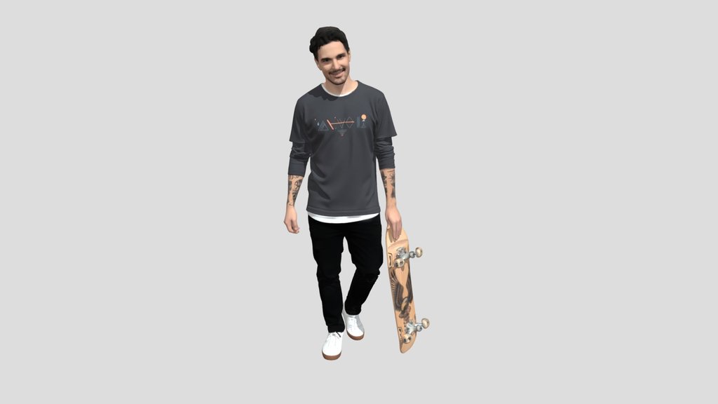 Tattooed Skater