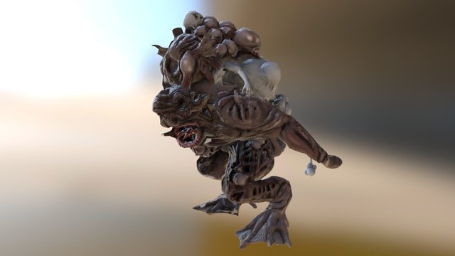Halogen monster 3D Model