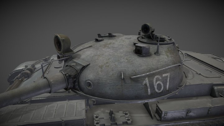 T-62A Turret – Kostenloses 3D-Modell STL