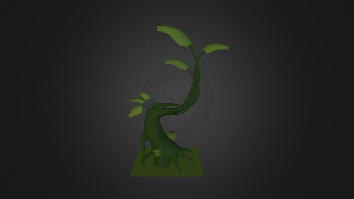 Jungle Tree 01 3D Model