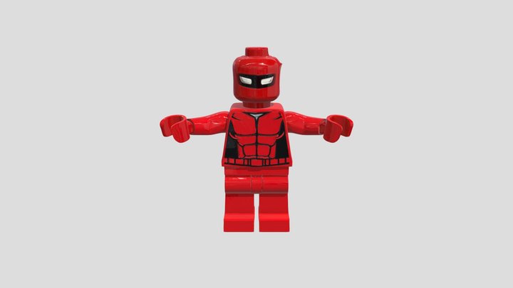Lego Deadpool Model 3D Model