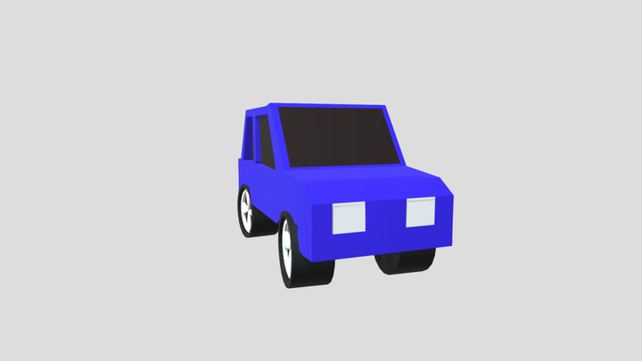 Low poly car 3d 3D Model