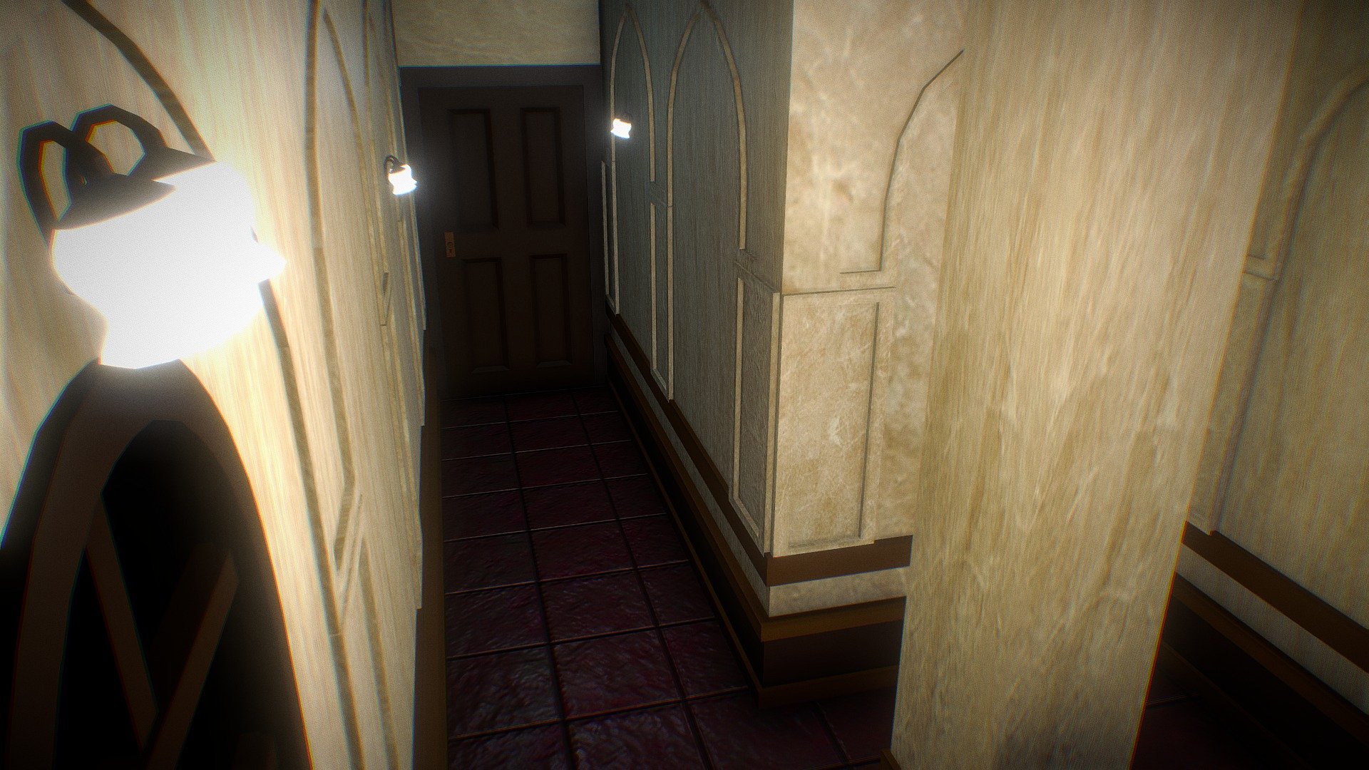 Pillar Passage - 3d Model By Biohazard Rooms (@perriqueso) [0eac7b6 