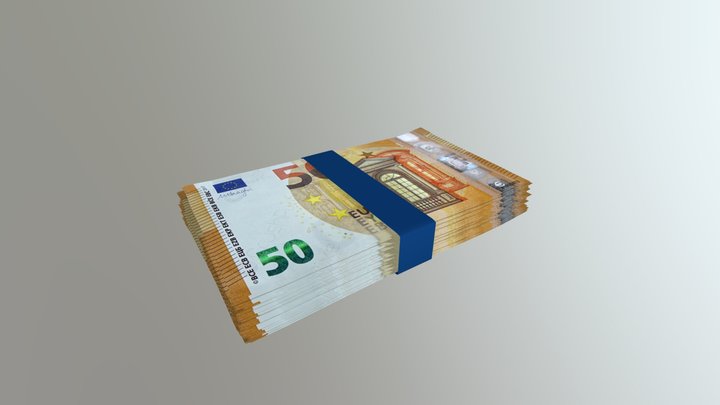 50 euro 3D Model