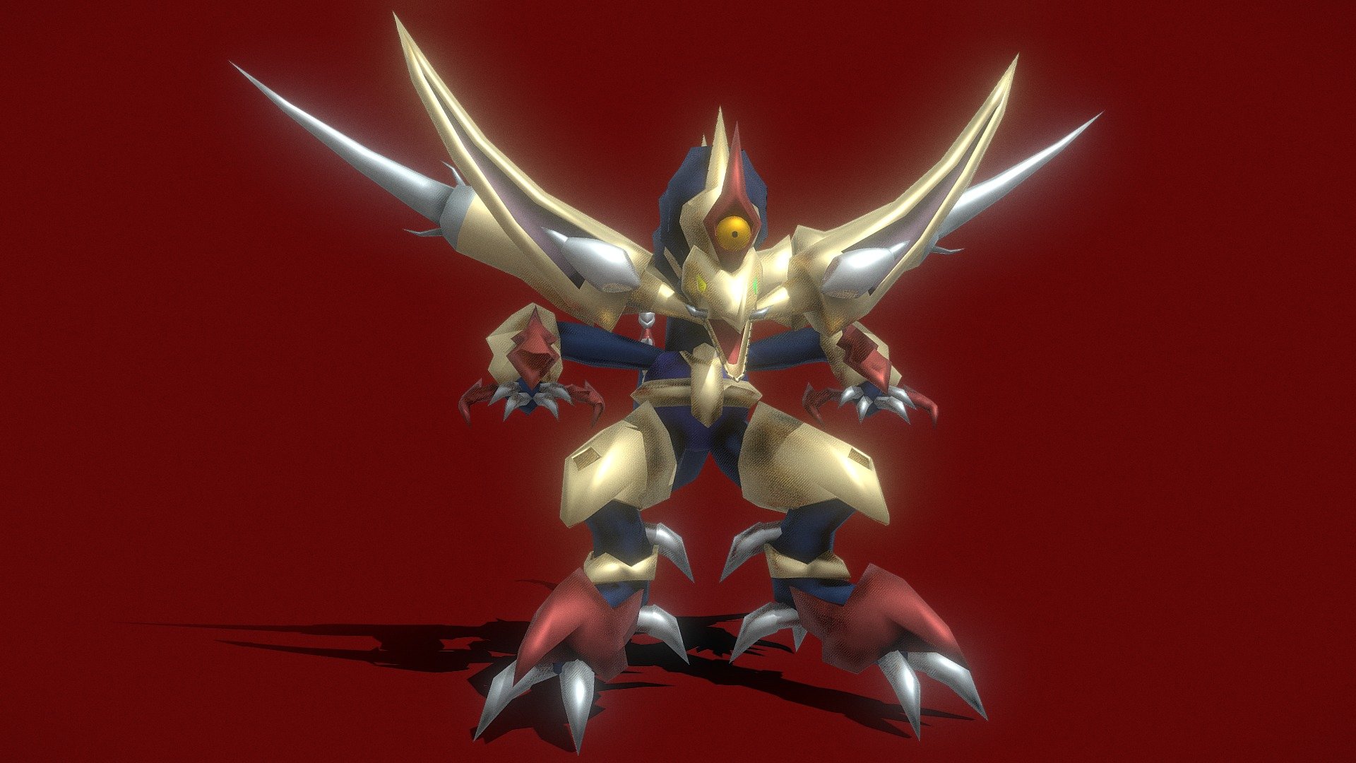 BeastEyes Pendulum Dragon (Yugioh) Buy Royalty Free 3D model by