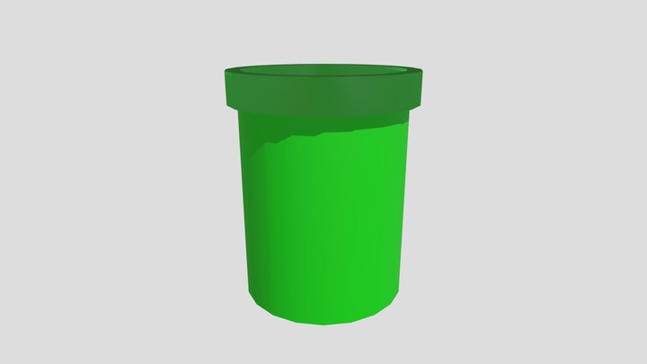 Mario Pipe 3D Model