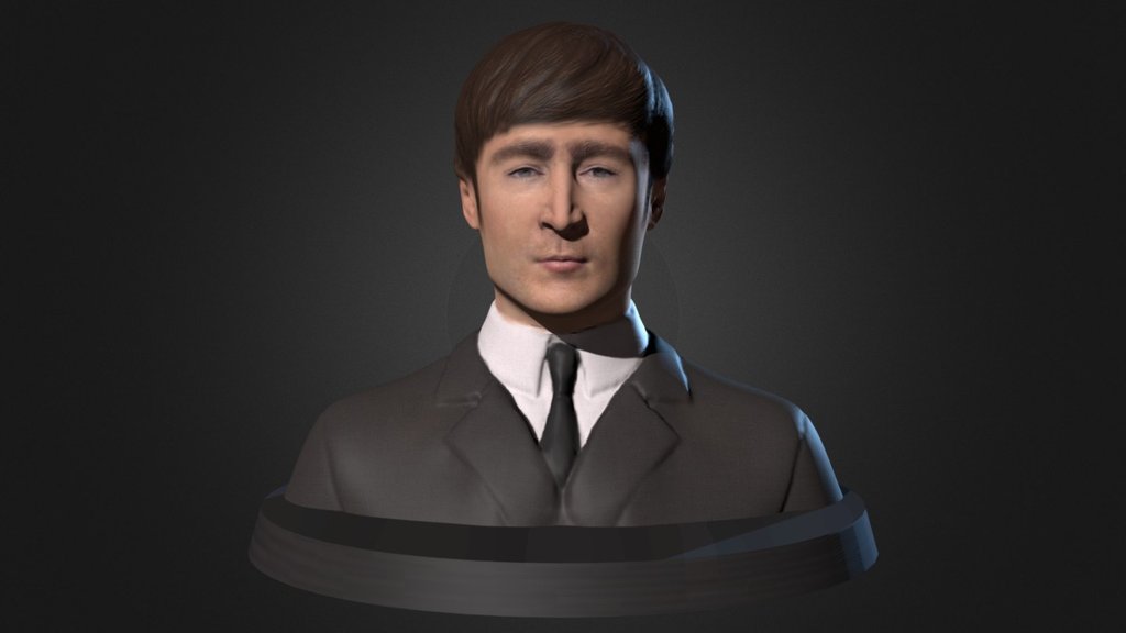 John Lennon - 3D model by Jon Unceta (@jonun) [0eaeb42]