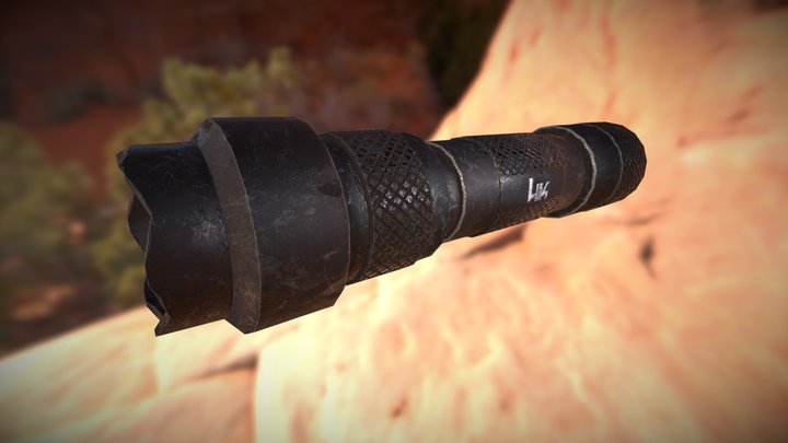 Heckler & Koch - tactical flashlight 3D Model