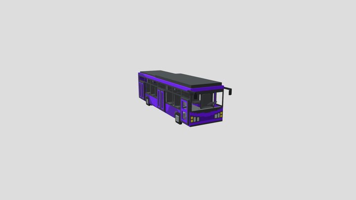 Eletric Bus By CreeperCoastal 3D Model
